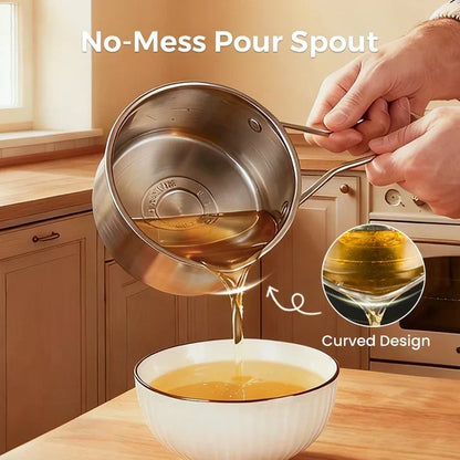 2026🔥🍟 Personal Mini Deep Fryer Set – Stainless Steel Pot with Lift-Out Draining Basket & Food Tongs