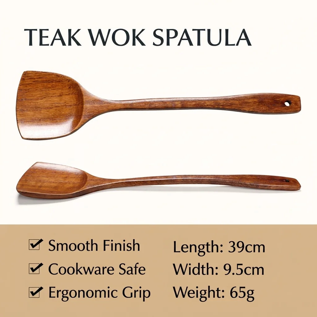 Teak Wok Spatula